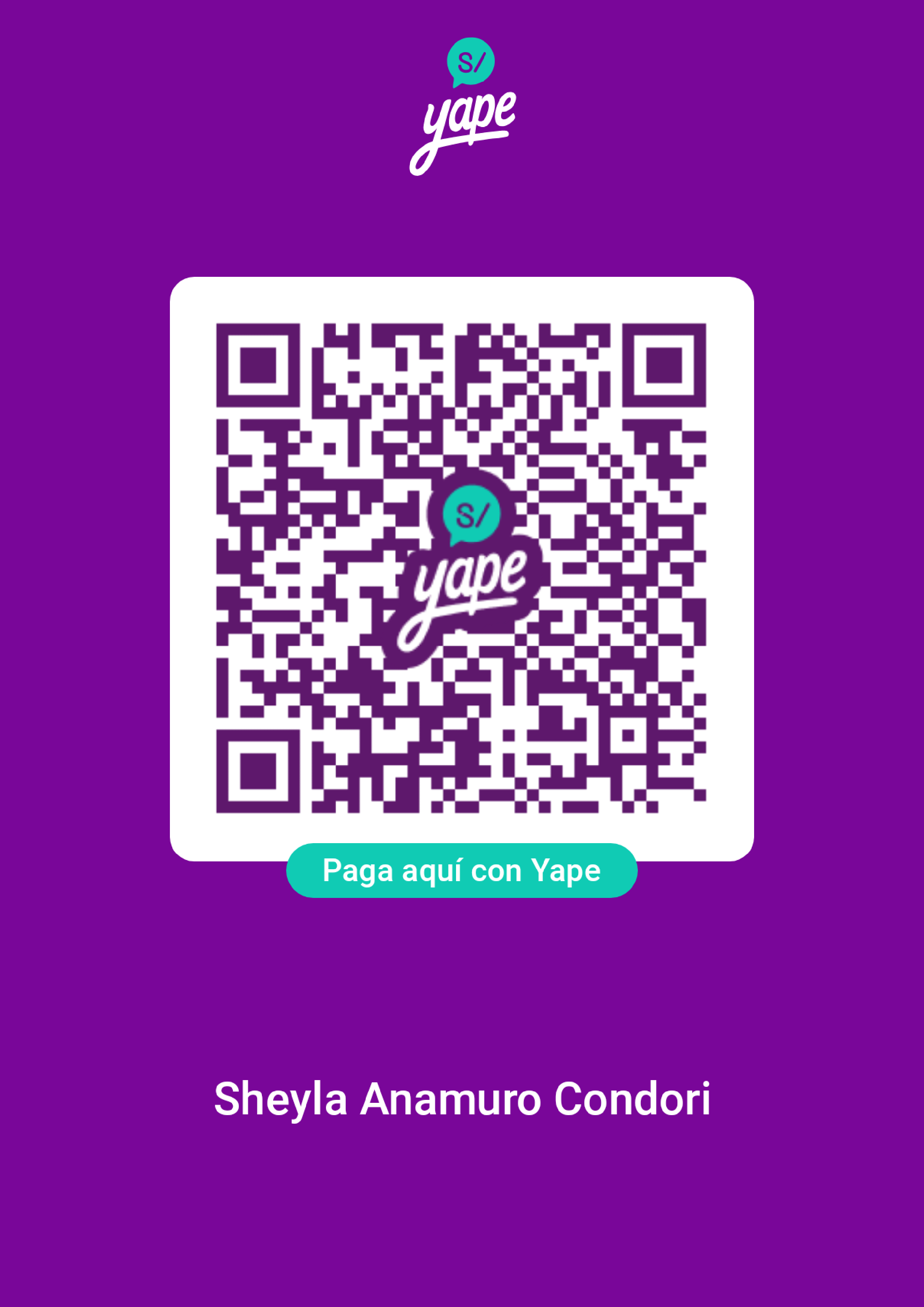 QR Yape Sheyla